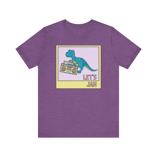 Retro Dinosaur Music T-Shirt