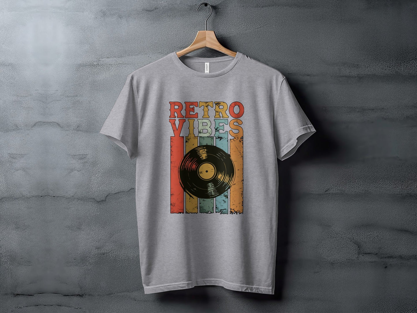 Retro Vibes Vinyl Record Music Lover Gift T-Shirt