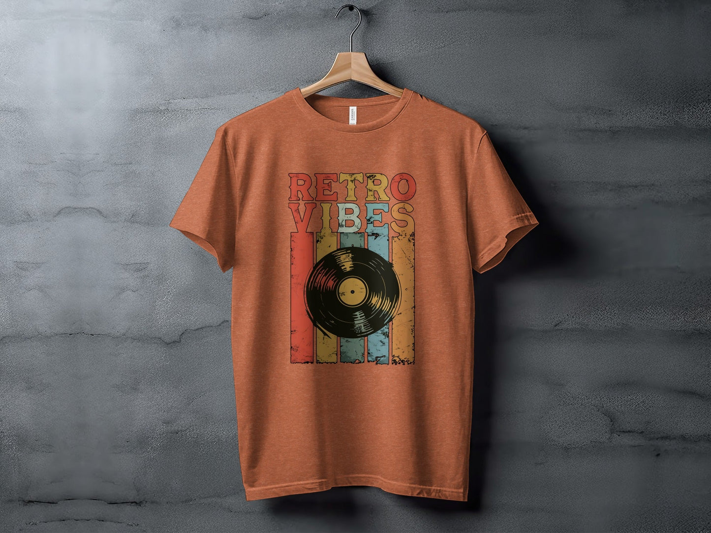 Retro Vibes Vinyl Record Music Lover Gift T-Shirt