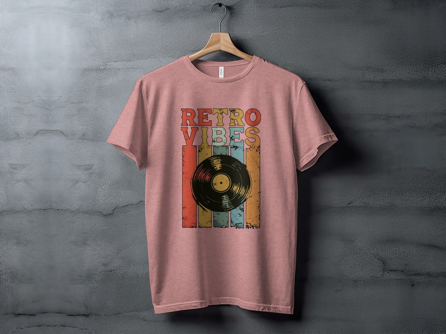 Retro Vibes Vinyl Record Music Lover Gift T-Shirt