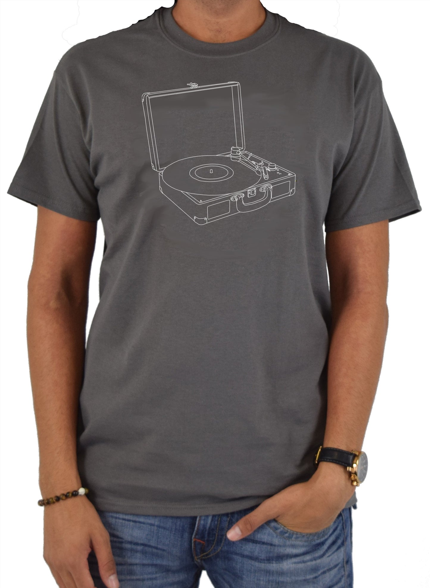 Vector Record Player T-Shirt