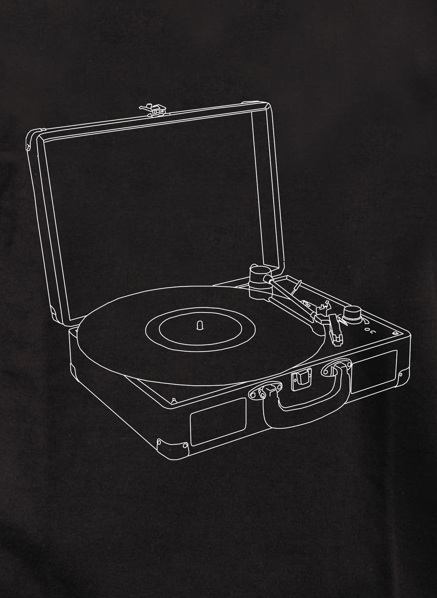 Vector Record Player T-Shirt