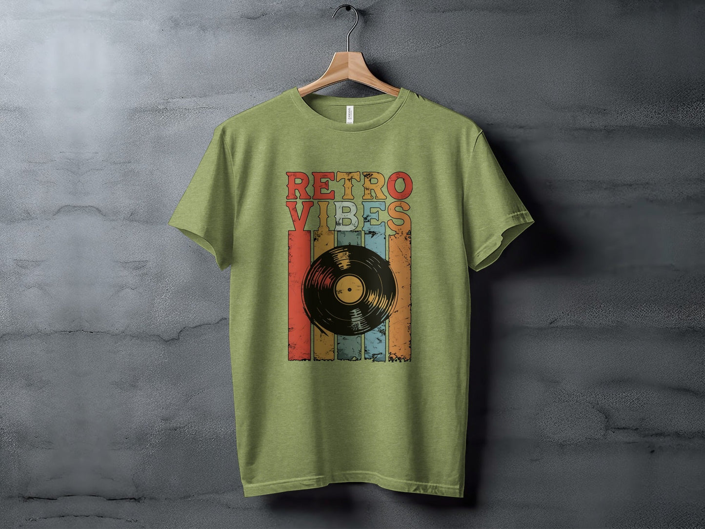 Retro Vibes Vinyl Record Music Lover Gift T-Shirt