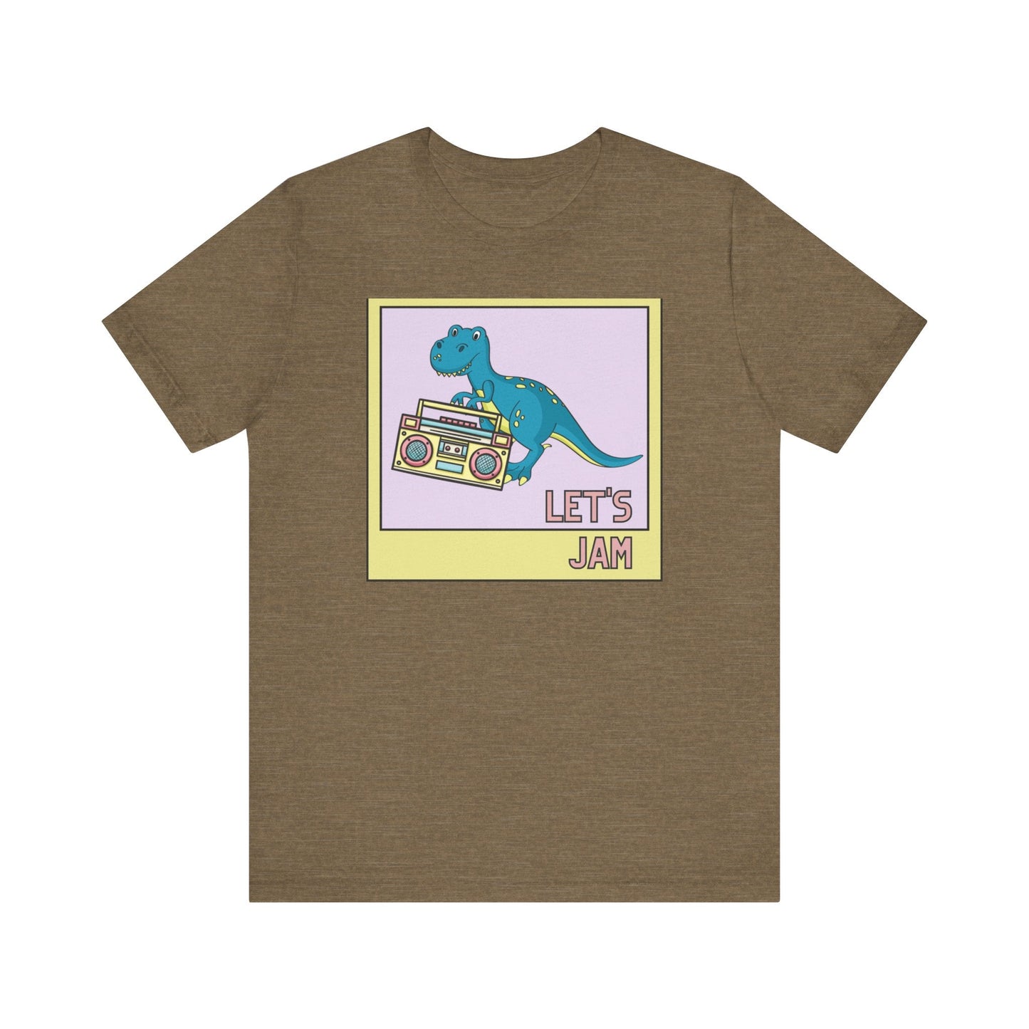 Retro Dinosaur Music T-Shirt